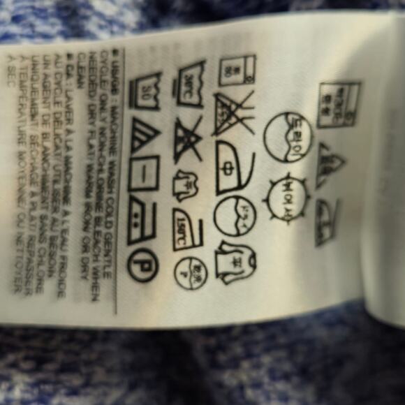 Banana Republic Marled Cutout-Back Pullover Sweater Blue Size Large - Picture 7 of 7